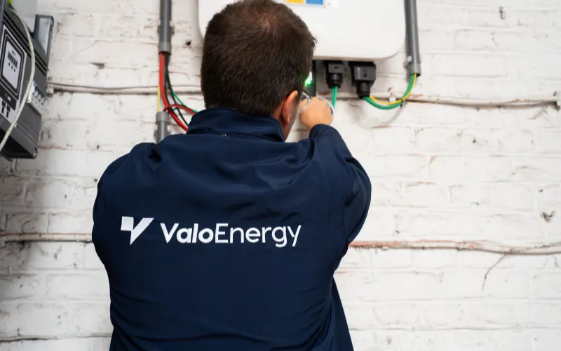 Photovoltaïque · Batterie installé par ValoEnergy : Funérarium Germay, Liège