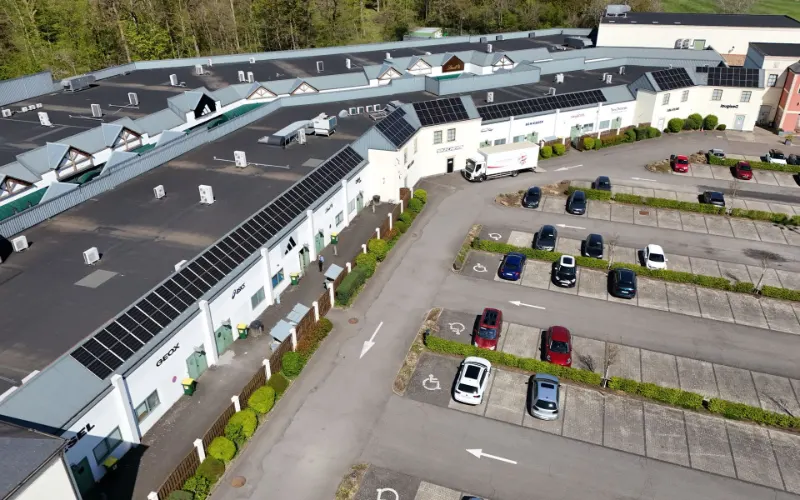 Photovoltaïque installé par ValoEnergy : Designer Outlet Luxembourg, Messancy